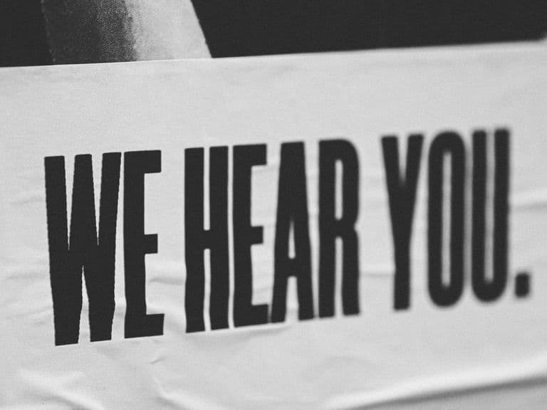 "We hear you" banner representing the complaints policy