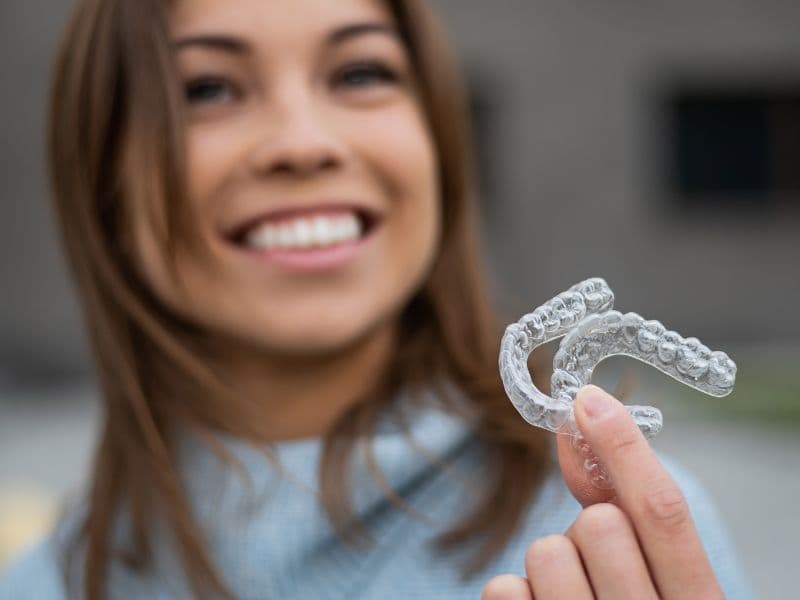 Teeth whitening results at Distinctly Dental